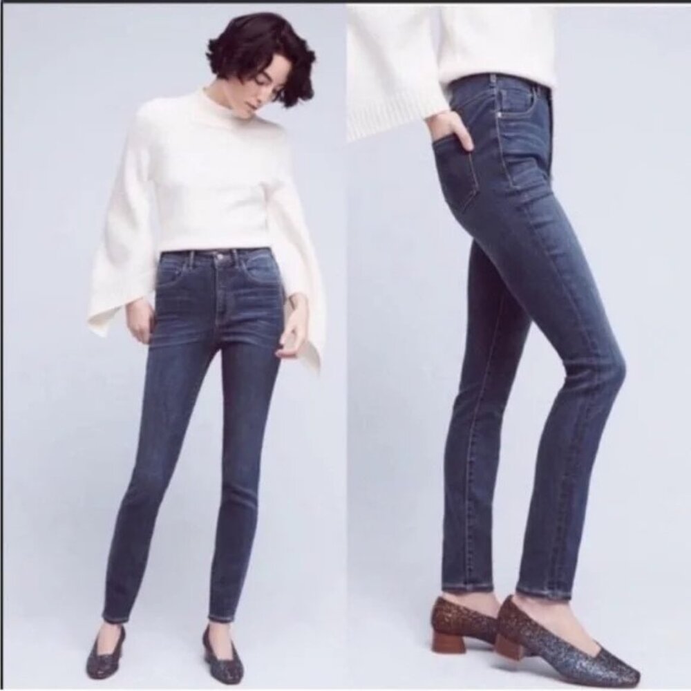 EUC Pilcro and the Letterpress Womens Denim Blue Jeans Superscript Skinny SZ26